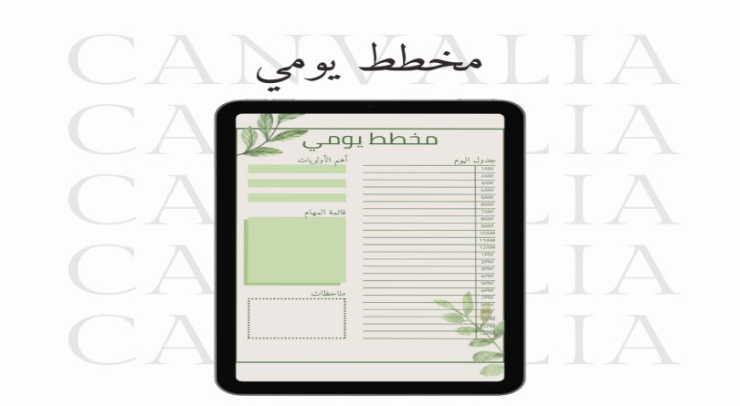 مخطط يومي